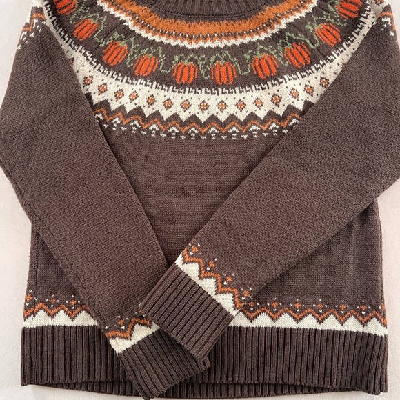 Kiel James Patrick Brown and Orange Pumpkin Sweater - Picture 9 of 9